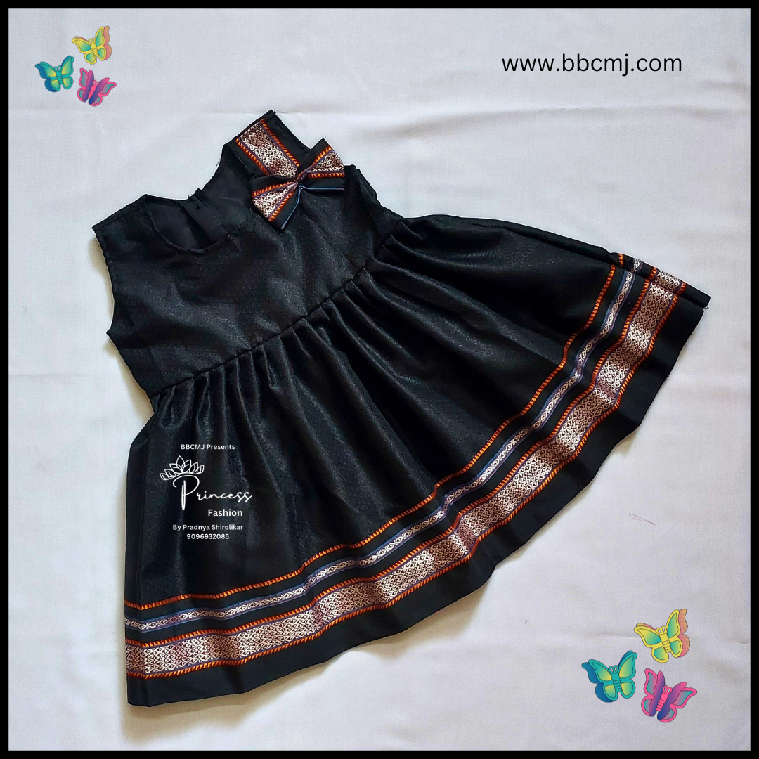 Sankranti special Tanvi Black frock bbcmj