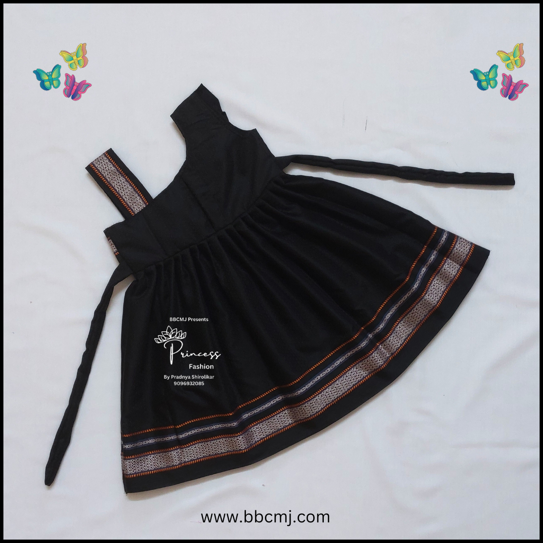 Sankranti special Black khan frock