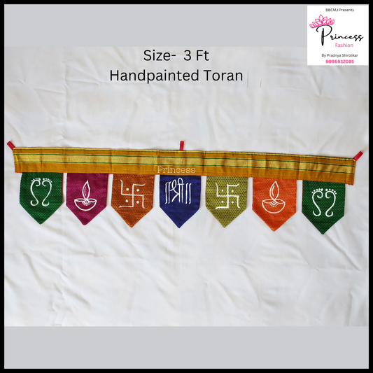 Shree HandPainted khun toran - 3ft