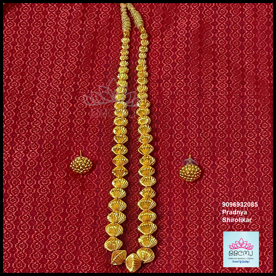 1gm gold Javmani Mala set
