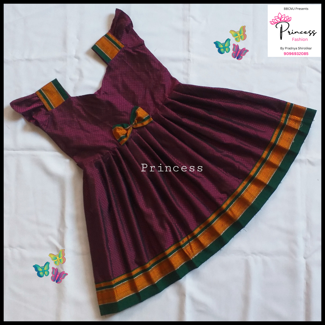 Nimisha wine frock