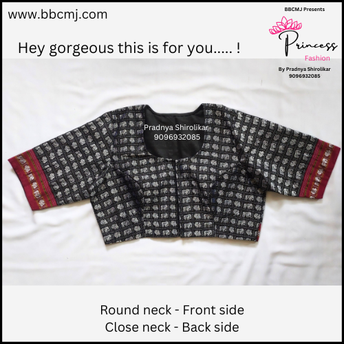 Customized Khun blouse - round neck