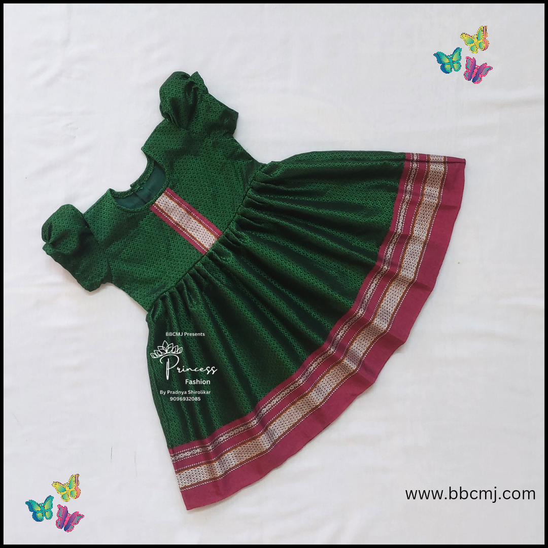 Sweet Puff Green frock