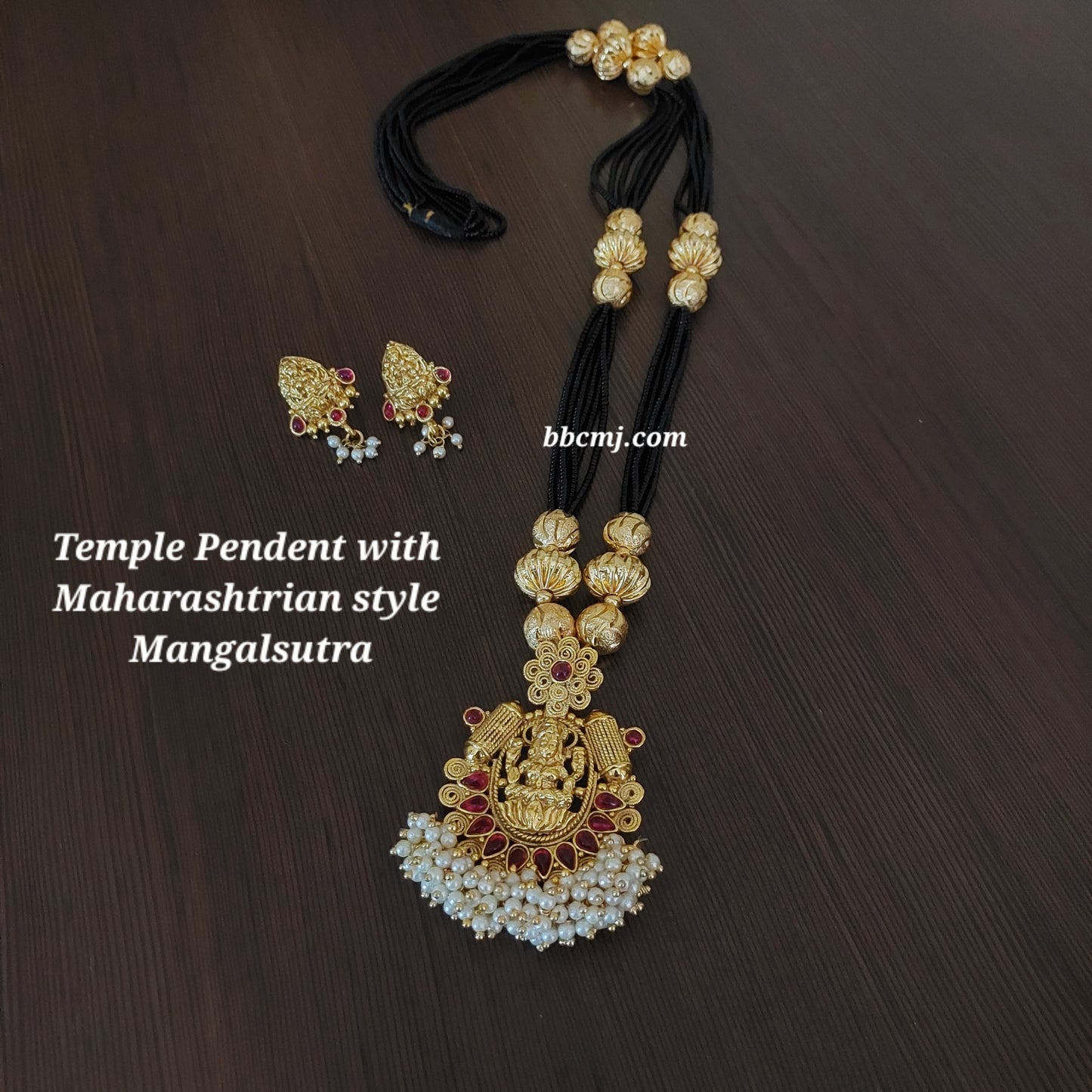 Temple Laxmi Mangalsutra set