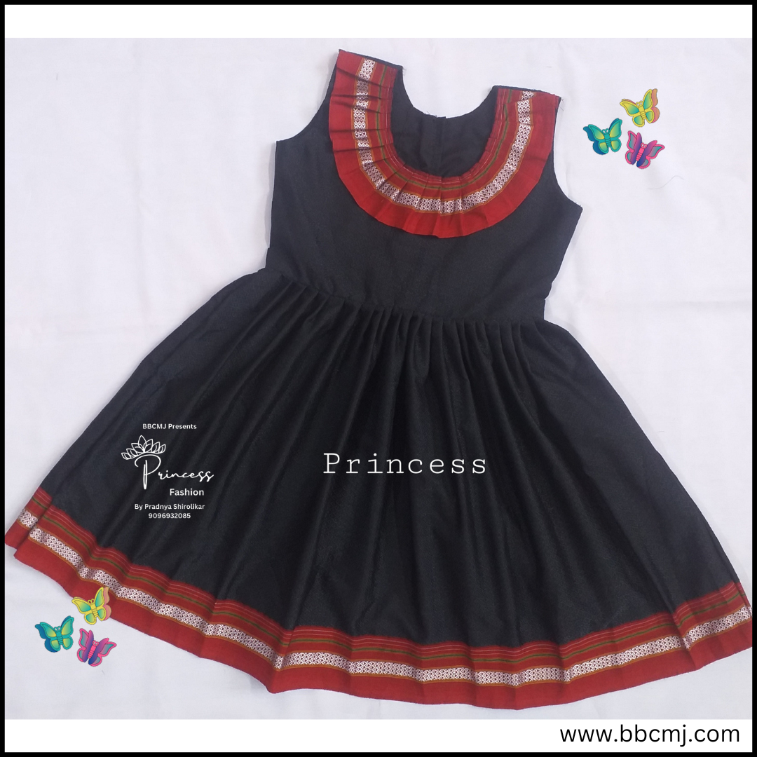 CUSTOMIZED Neck frill khun frock