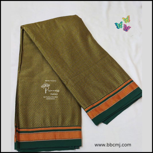 Dark Parrot green Khun Dupatta