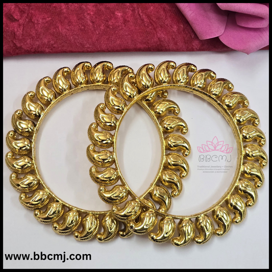 Real gold coated Koyari Bangles