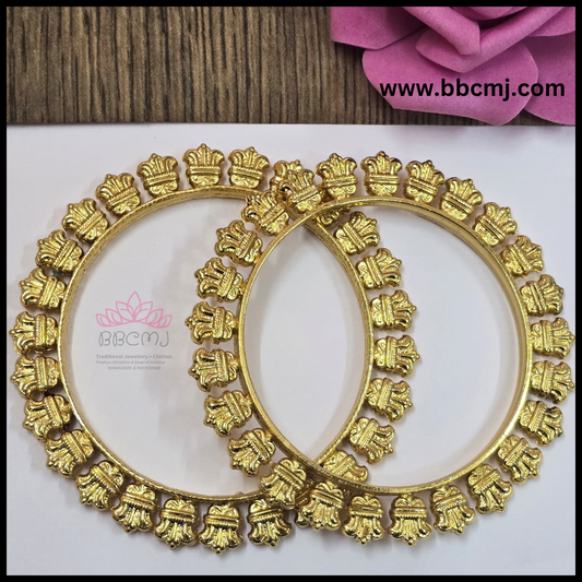 Real gold coated Waghnakh Bangles