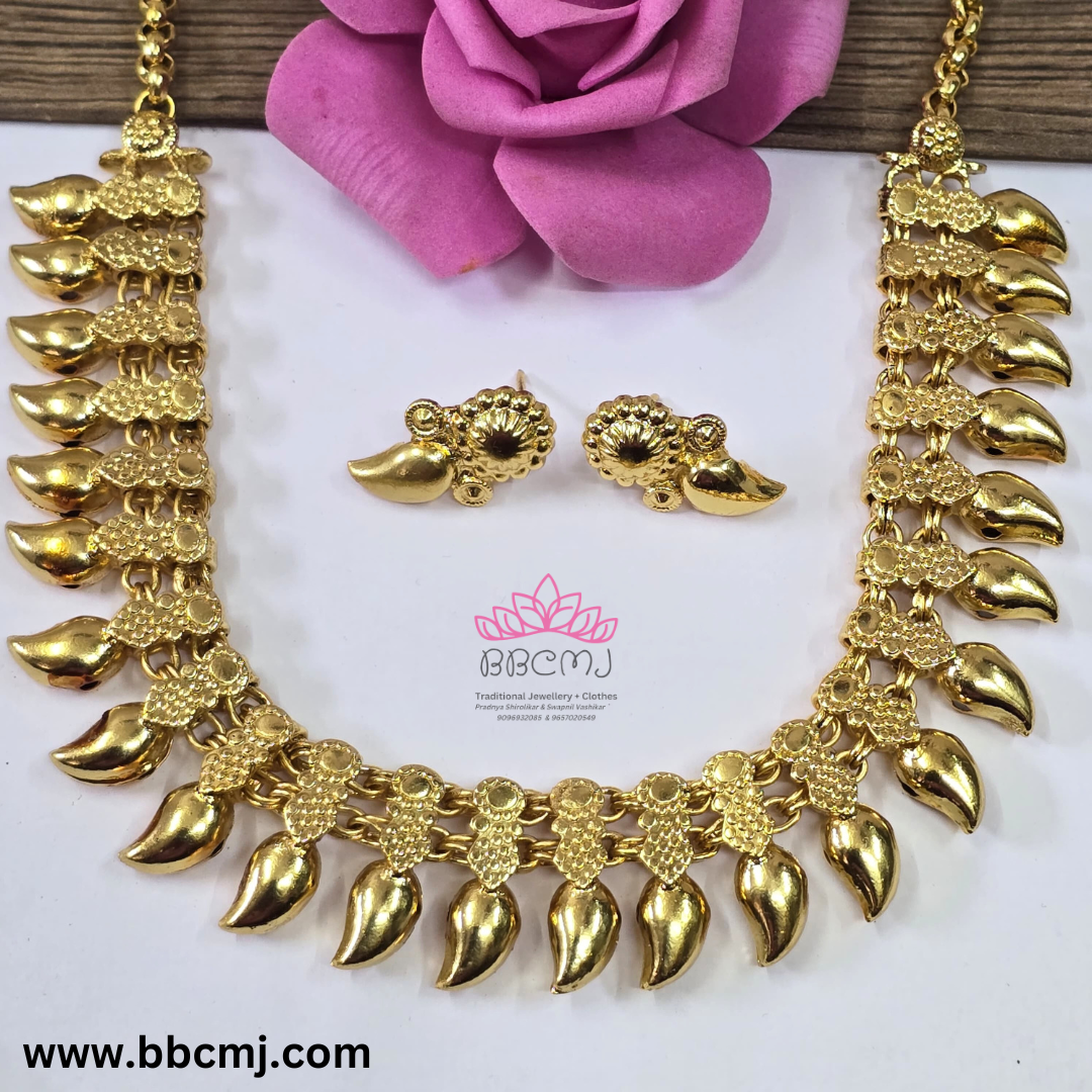 1gm gold Deepa necklace set