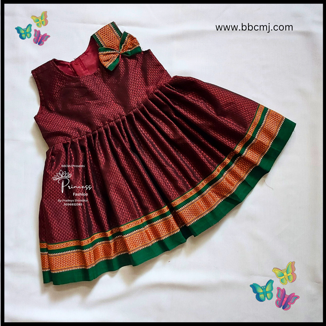 Tanvi Maroon frock