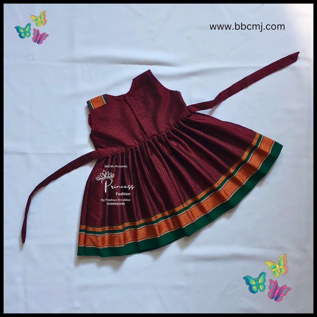 Tanvi Maroon frock