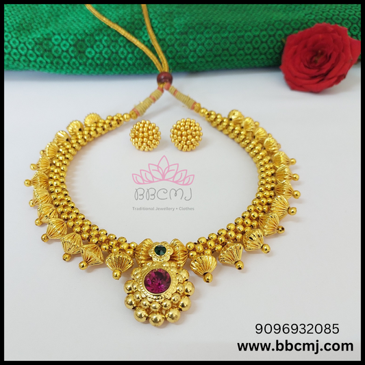 1gm gold Anika thushi set