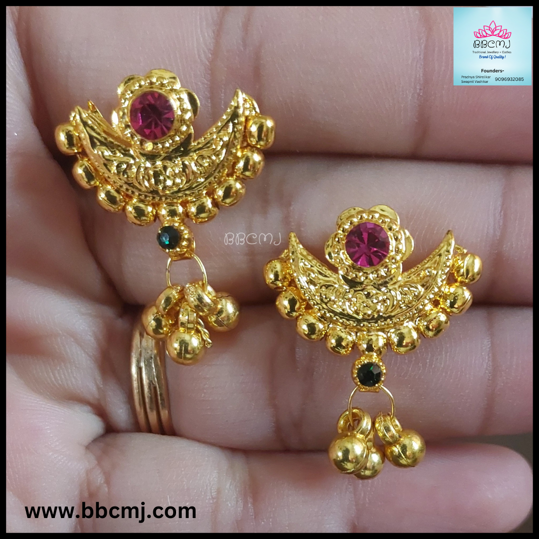 1gm gold chandra Mangalsutra set