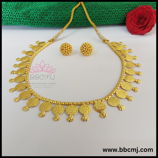 Laxmi Coin necklace set