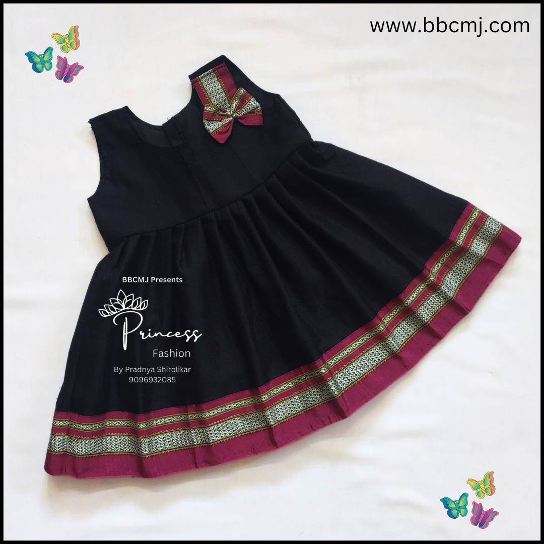 Sankranti Special black baby dress