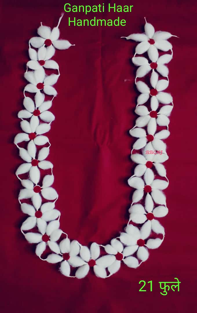 cotton ganpati haar long