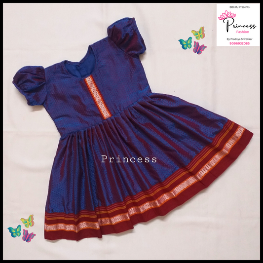 Sweet Puff Blue frock