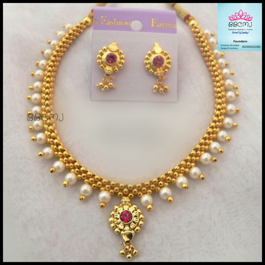 1gm gold Eshani thushi set