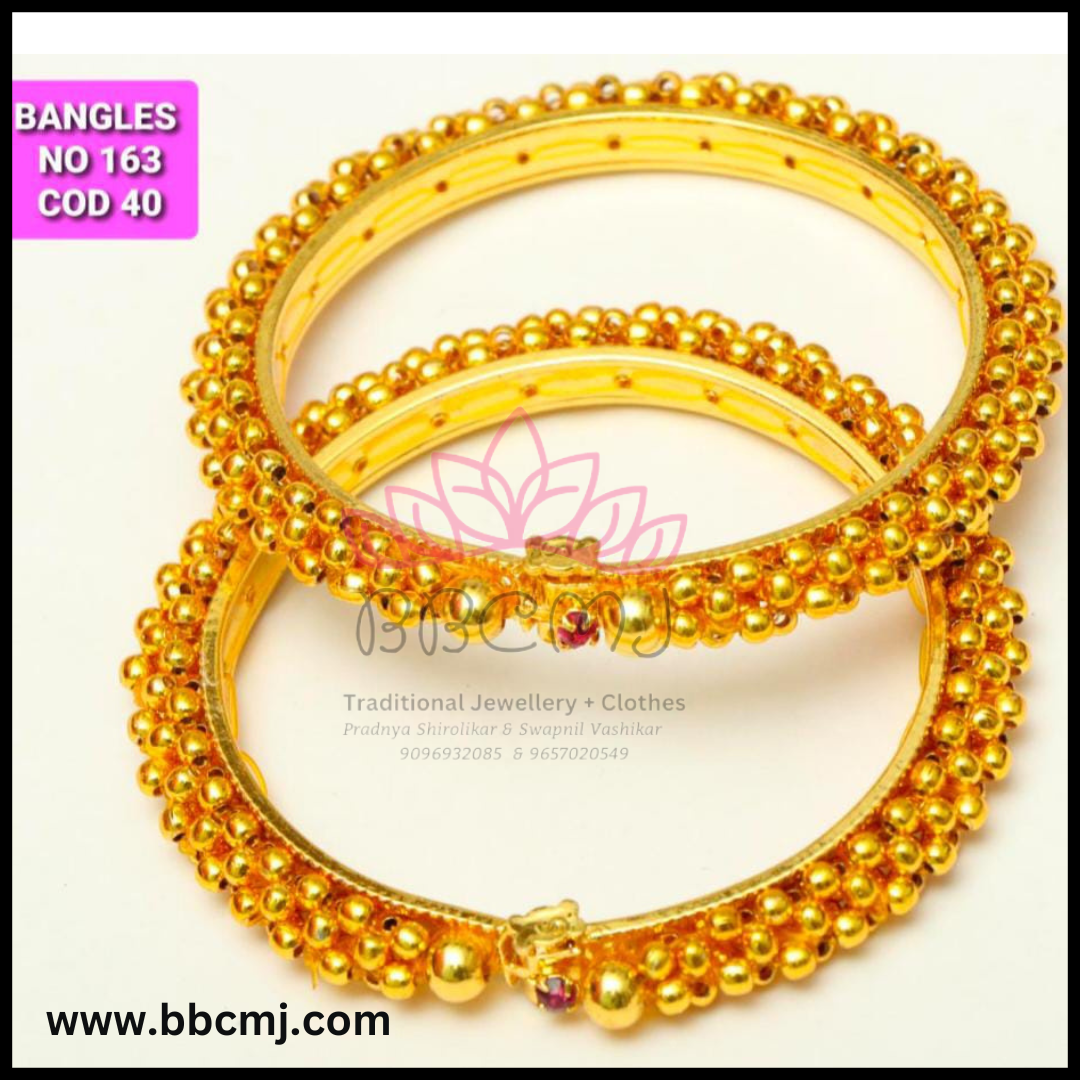 Kolhapuri Thushi Bangles (Medium Broad)